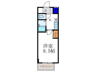 ＳＵＮ　ＶＩＳＴＡ四条の物件間取画像